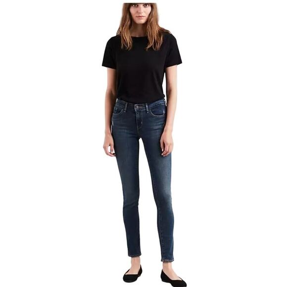 NWT Levi's Mid Rise 711 Skinny Fit Jeans in Little Secret Women's Size 30 - Picture 1 of 9